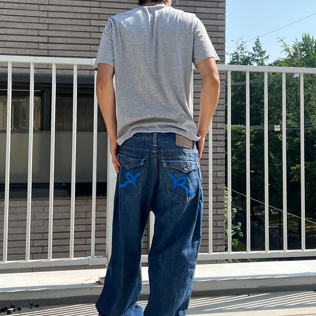 ROCAWEAR 자수 힙합팬츠