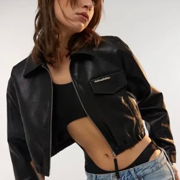 오디너리홀리데이 레더 자켓