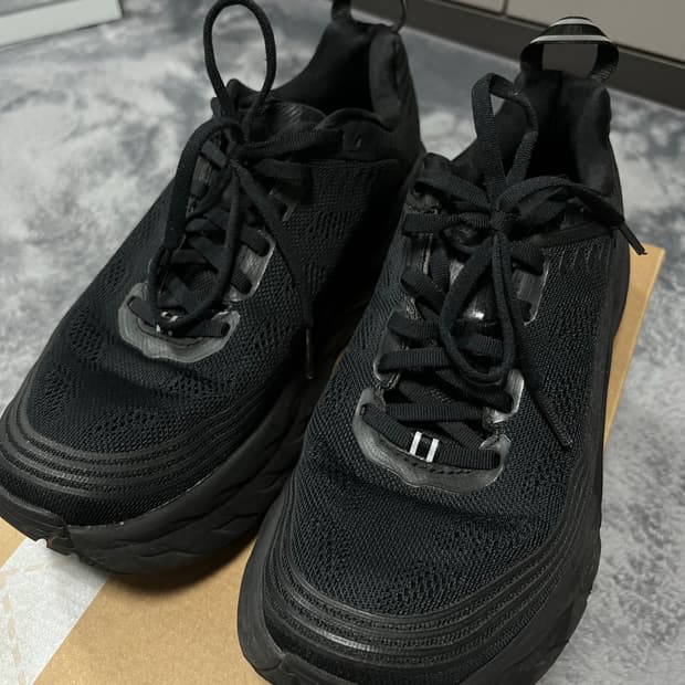 250) 호카 본디6 와이드 블랙 Bondi6