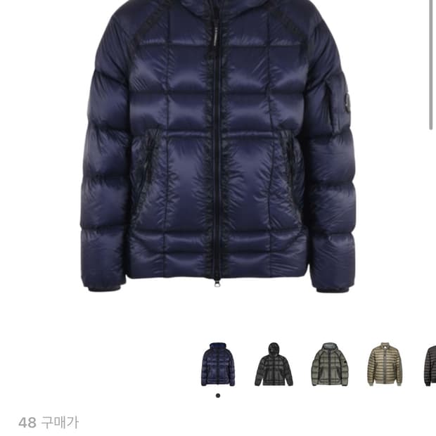 (급처)Cp 컴퍼니 DD 쉘 패딩 48
