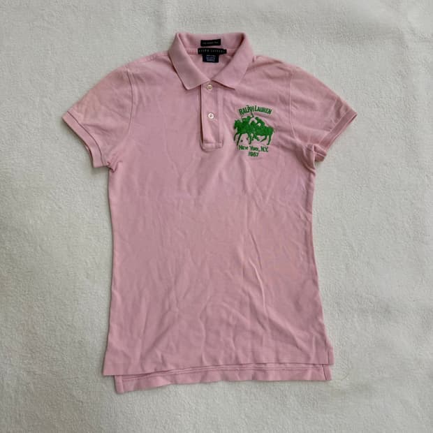 S 폴로랄프로렌 스키니 반팔 티셔츠  0311T