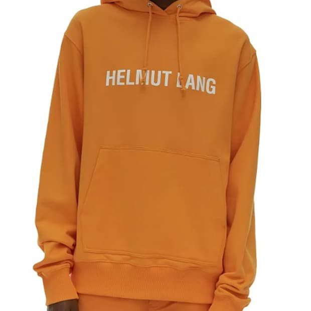 (새상품)헬무트랭 후드 오렌지 M