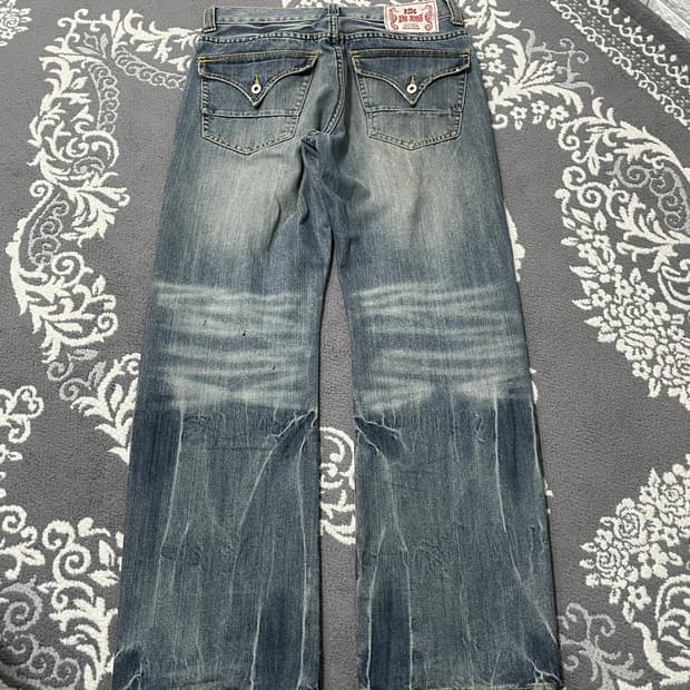 Eng  Jeans 일렉트로닉 워싱 데님 팬츠