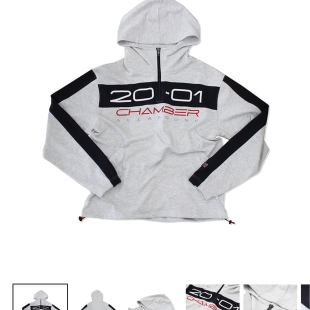 스포츠챔버 가드 후드 티셔츠 그레이