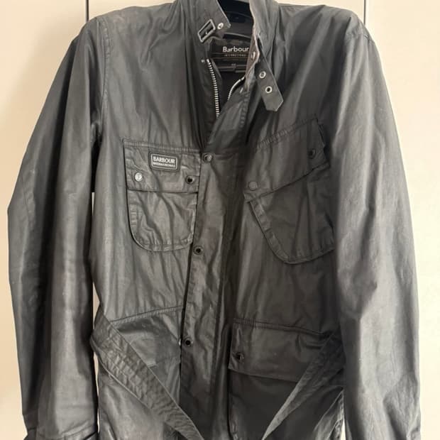 바버 인터내셔널 블랙 자켓 XXL