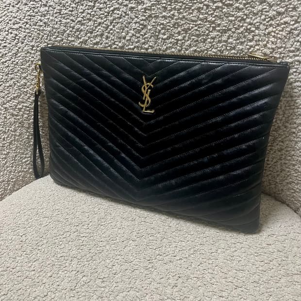 생로랑 모노그램 클러치