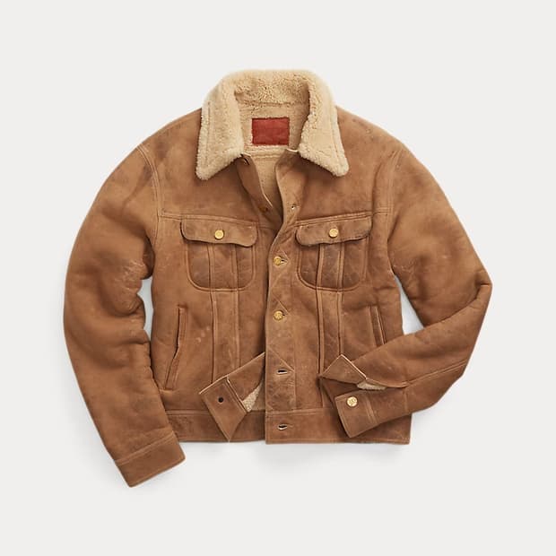 새상품 더블알엘 시어링 무스탕 xl