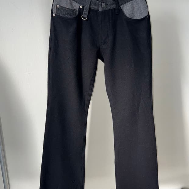 빈티지 울 팬츠