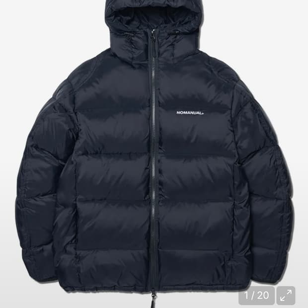(구해요ㅠㅠ)노매뉴얼 후드 덕다운 패딩