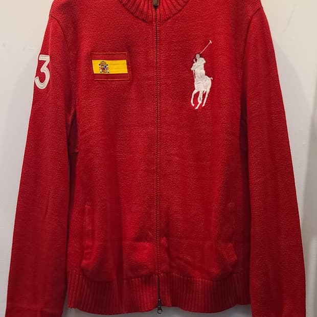 폴로 랄프로렌 니트 집업 가디건