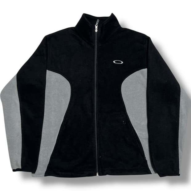 Oakley 배색 블랙 플리스