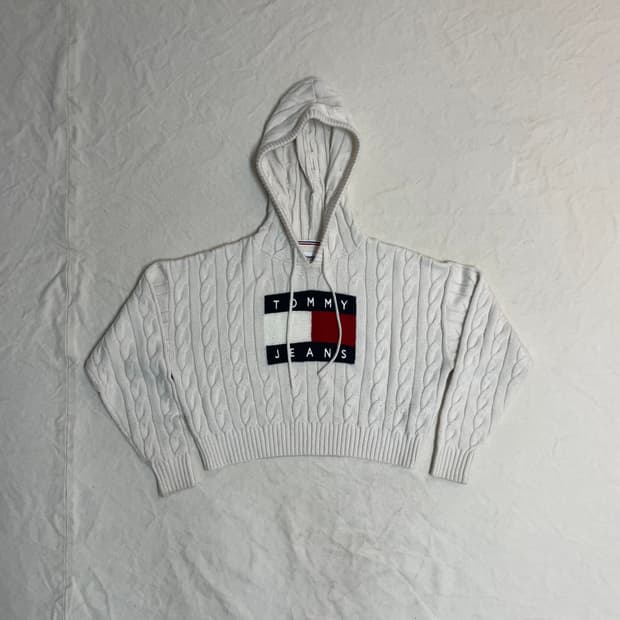 타미힐피거 니트 후디 