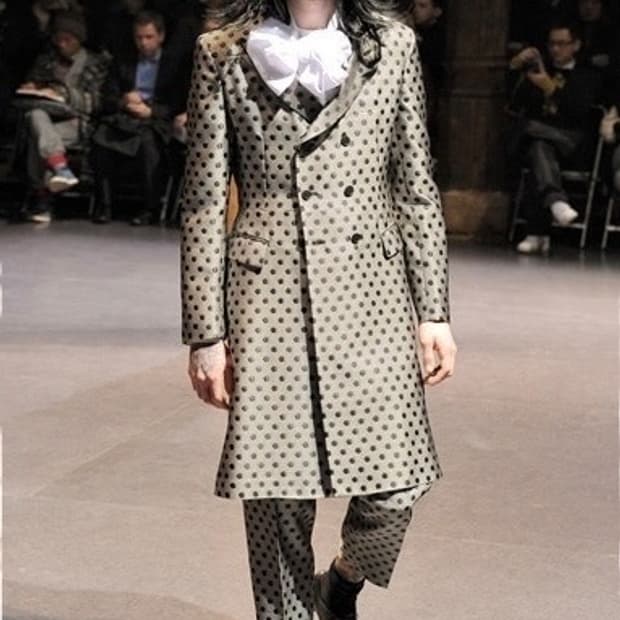 꼼데가르송 옴플 12AW 도트 팬츠