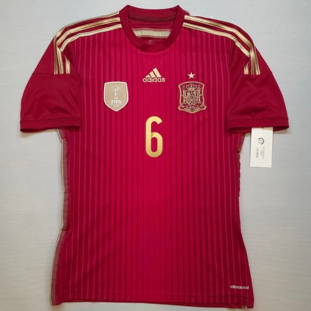 아디다스 14/16 스페인 국대 이니에스타 유니폼