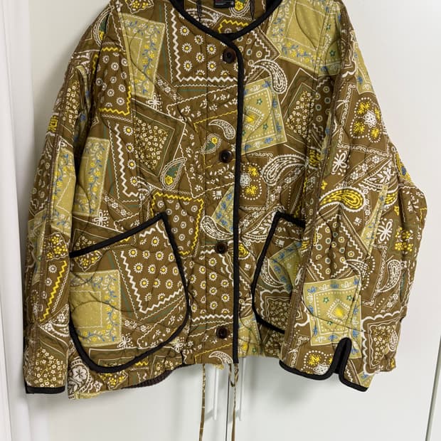 Beaker 비이커 퀼팅 자켓