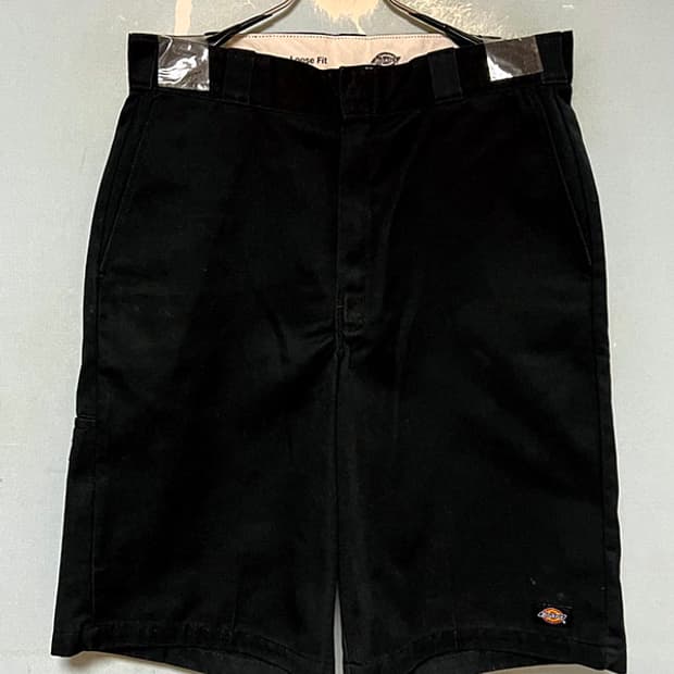 디키즈 42283 루즈핏 워크쇼츠 남자 캐주얼 블랙 스트릿룩 L 32