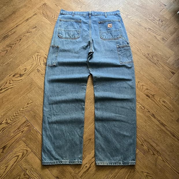 [38]칼하트 USA 미디엄블루 카펜터 워크 데님 팬츠