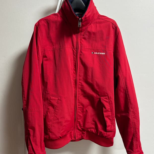 타미 힐피거 레드 자켓