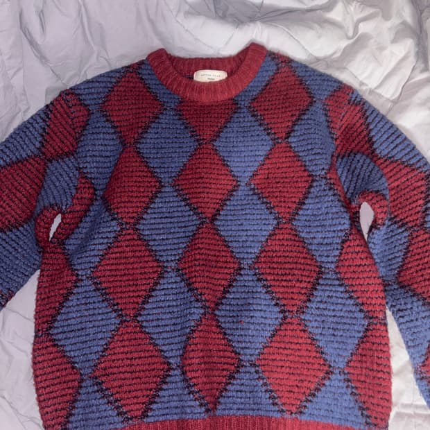 애프터프레이 다이아 헤어리 니트 새상품