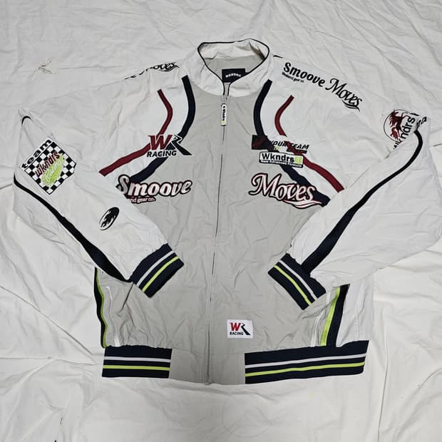 위캔더스 WKNDRS 레이싱 바시티 자켓 XL