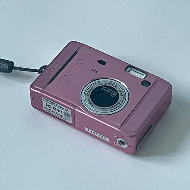 [작례/바로 사용] 펜탁스 옵티오 S40 핑크