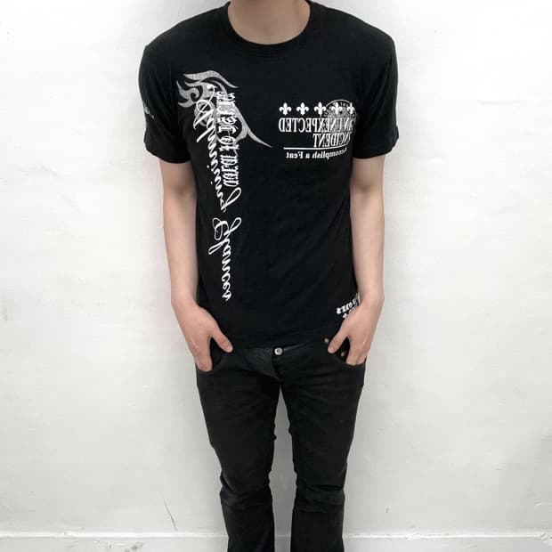 Punk lettering short sleeve