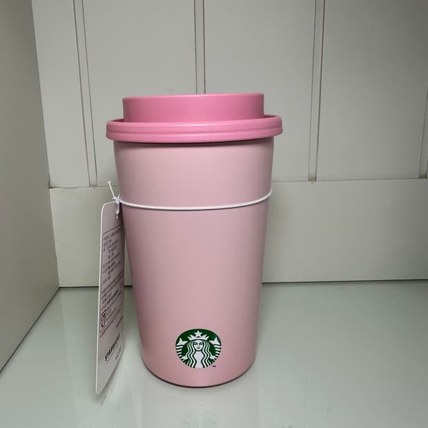 스타벅스 써모스 23 SS 밸런타인 JDN 핑크 텀블러 355ml