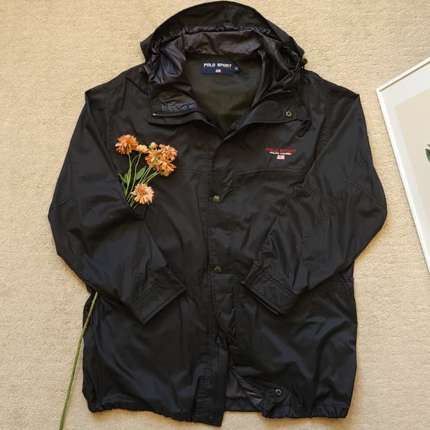90s 폴로 스포츠 윈드브레이커 바람막이 마운틴 후드 자켓 90