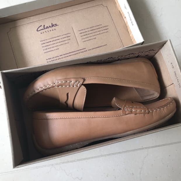 clarks 브라운 로퍼 