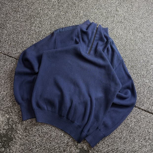 폴로 랄프로렌 하프집업 니트 네이비 3326