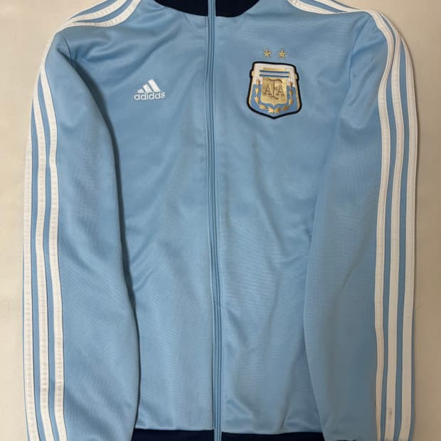 아디다스 아르헨티나 리오넬메시 축구 트랙탑 져지