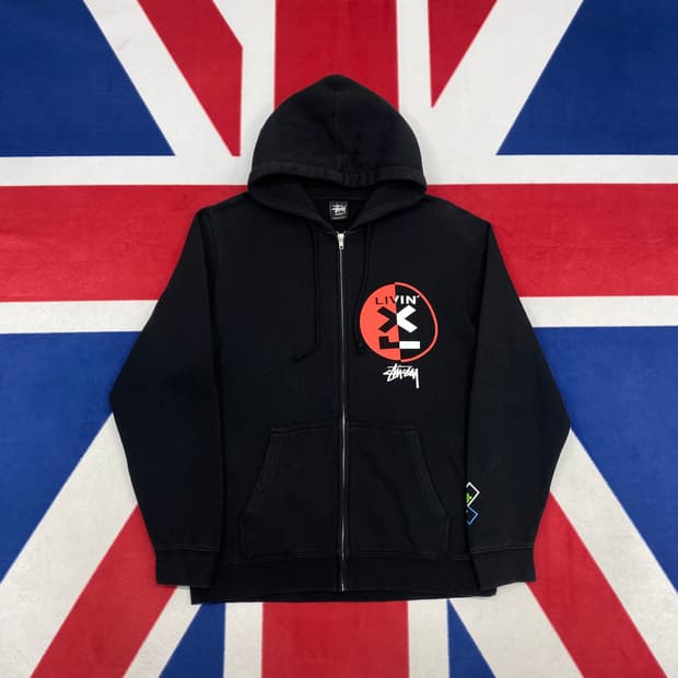 스투시 후드집업 M