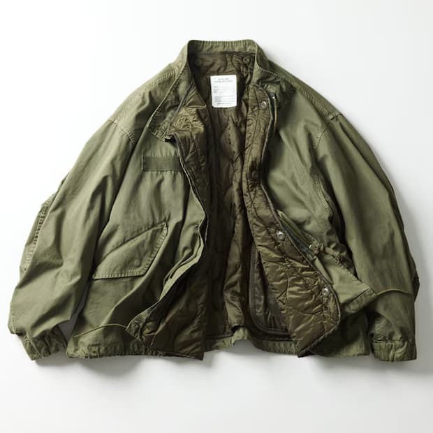 프릭스스토어 m65 숏파카 페이디드 S 라이너 세트