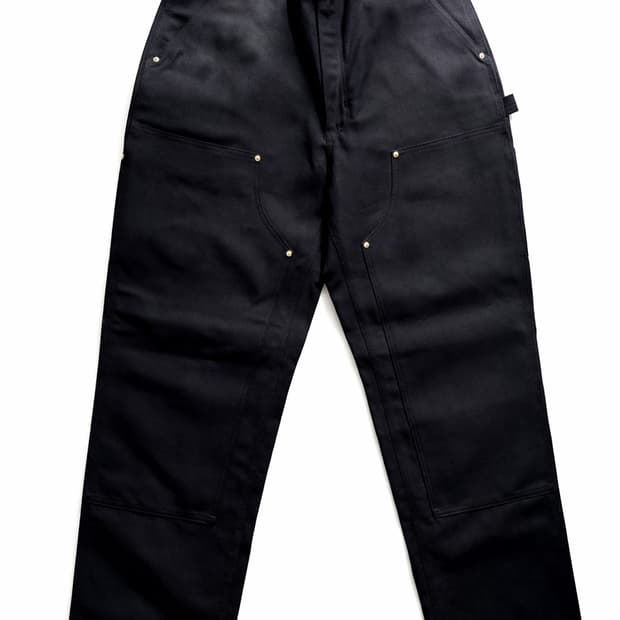 칼하트 B01 BLK 더블니 카펜터 팬츠 36"