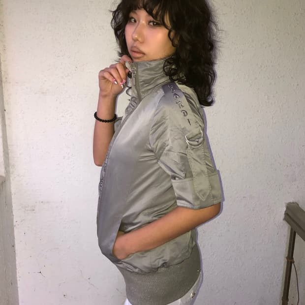 PASSARDI 파사디 자수 반팔 집업