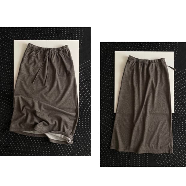banding long skirt
