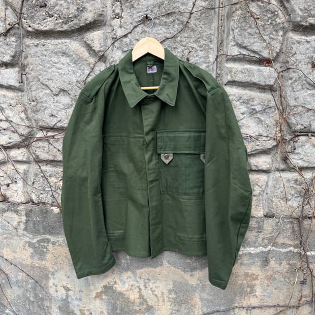 60s 스웨덴군 모터사이클 자켓 하계용 오리지널