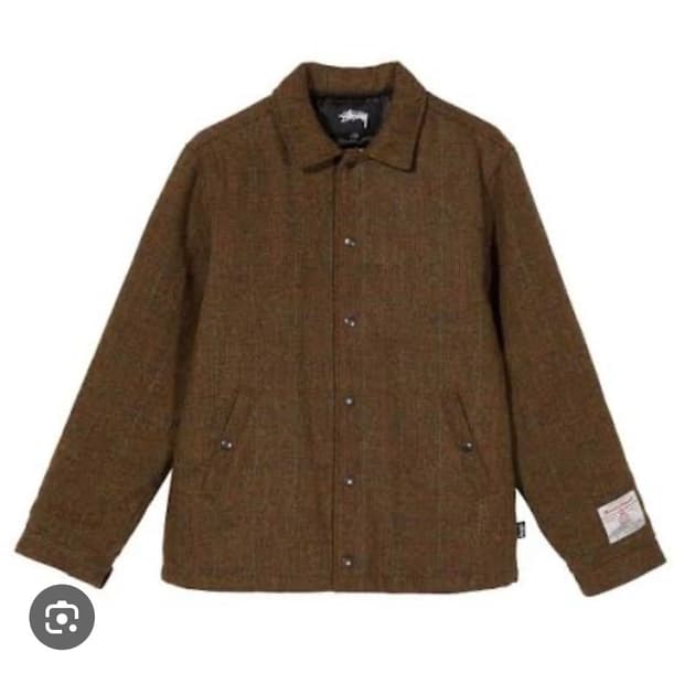 스투시 x 해리스트위드 자켓 XL