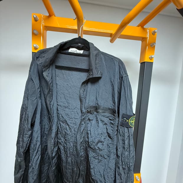 스톤아일랜드 나일론 메탈 자켓 xl