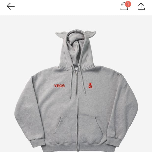 예그 윙 후디 그레이