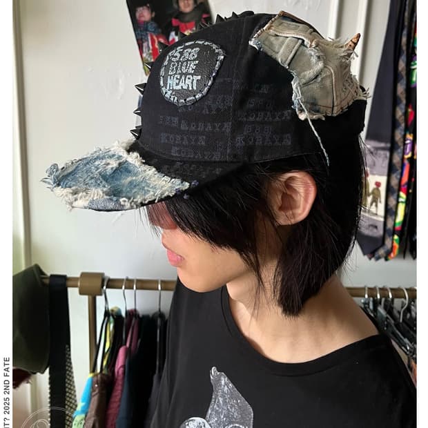 Japanese Indie Handcraft Custom Stud Cap