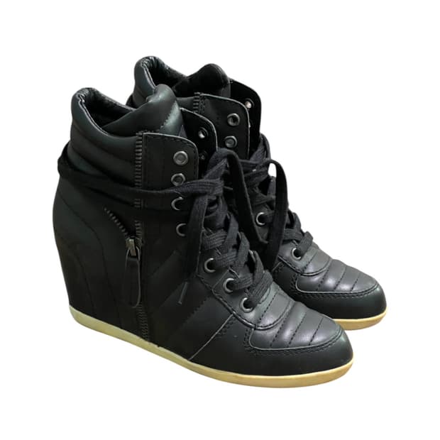 Ash 하이탑 레더 스니커즈 35