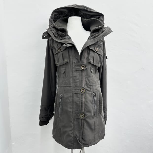 Gimmick multi pocket grunge jacket