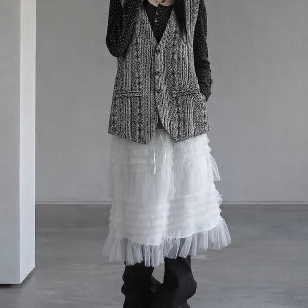 Pattern vintage vest