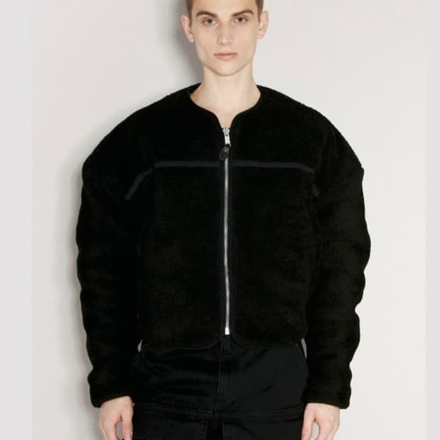 엔타이어 스튜디오 플러피 플리스 봄버 L