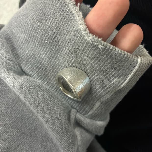 핸드메이드 은반지