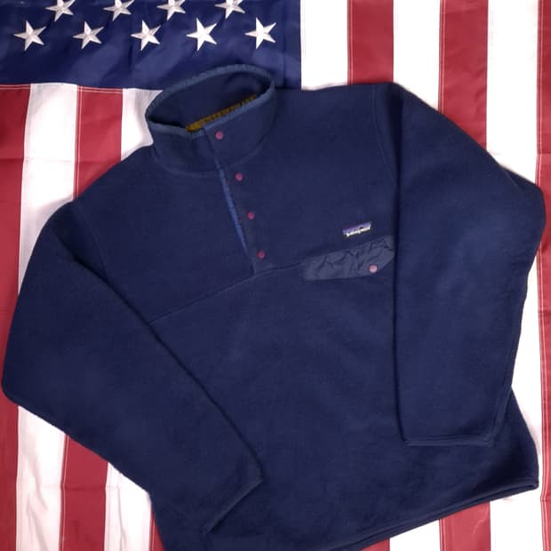 오리지날 90's 파타고니아 신칠라 스냅티 플리스 풀오버