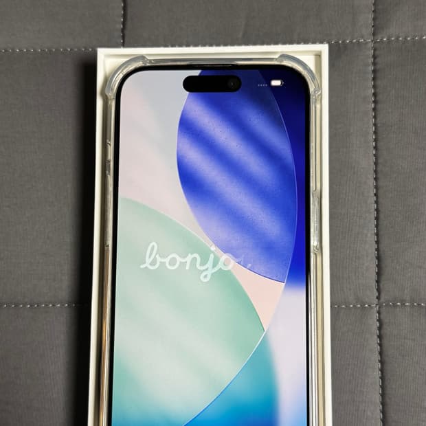 아이폰 15프로 블루 256g 배성100