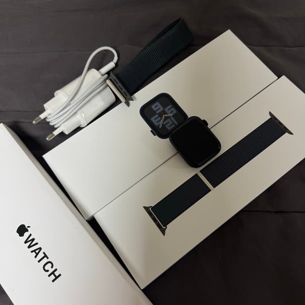 애플워치 SE2 44MM 미드나이트 배터리성능 100