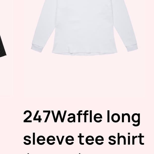어텐즈 247 와플 롱슬리브 티셔츠